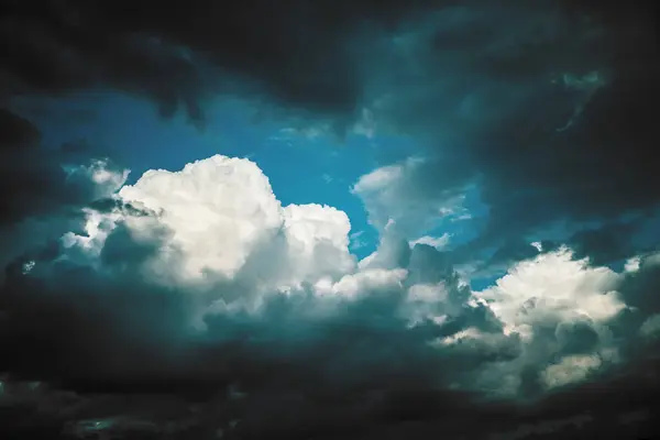 Stormy Clouds Background View — Stock Photo, Image