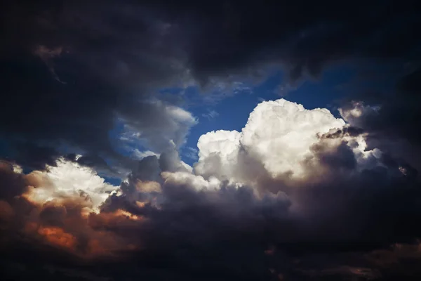 Stormy Clouds Background View — Stock Photo, Image