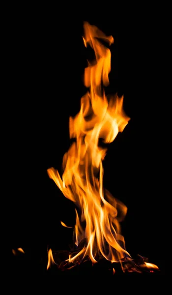 Fire Flames Background View — Stock Photo, Image