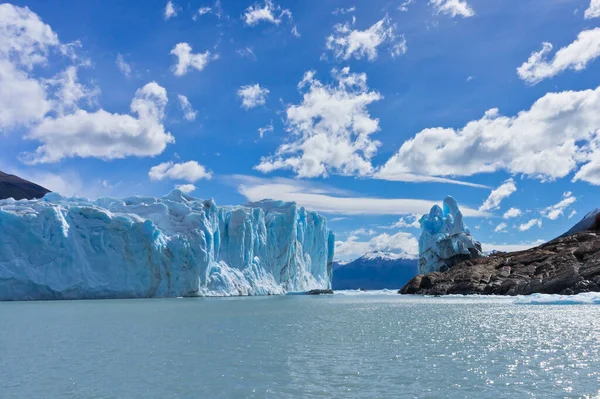 Glaciar Azul Vista Desde Lago Patagonia Argentina Sudamérica — Foto de Stock
