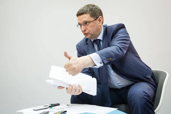 Zástupce Vedoucího Prezidentské Správy Ukrajiny Vitalij Kovalčuk — Stock fotografie