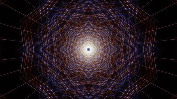 Αστέρι Σχήμα Στολίδι Από Τις Γραμμές — Φωτογραφία Αρχείου