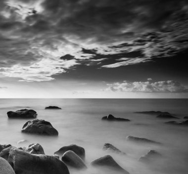 Tayvan 'da deniz manzarası