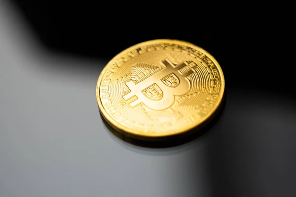 Bitcoin Goldmünze Der Handel Der Kryptowährungsbörse Kryptowährung Stock Market Konzept — Stockfoto