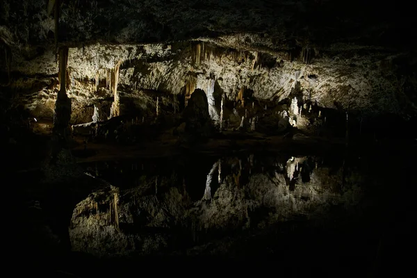 Formaciones Piedra Caliza Dentro Cuevas Macocha Karst Moravia —  Fotos de Stock