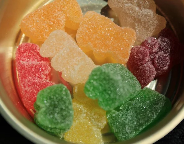 Colorful Gummy Bears Texture — Stok fotoğraf
