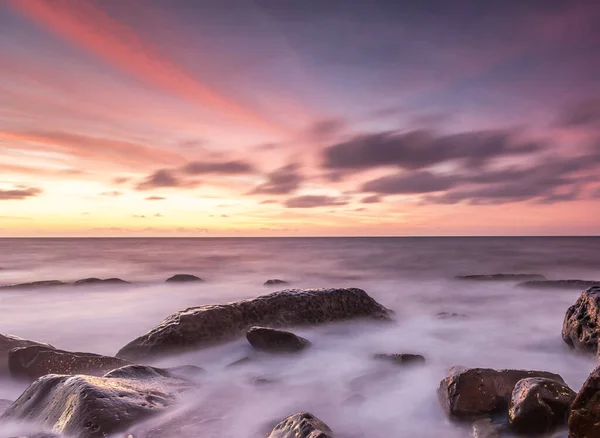 Landscape Sea Taiwan Sunset — Stock Photo, Image