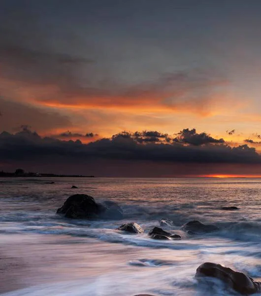 Landscape Sea Taiwan Sunset — Stock Photo, Image