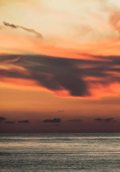 Landschap Van Het Meer Tijdens Zonsondergang — Stockfoto