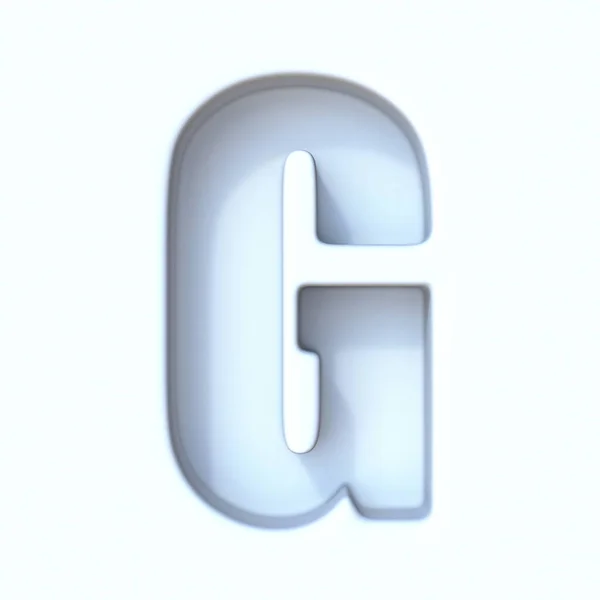 White Hole Shadow Style Font Design — Stock Photo, Image