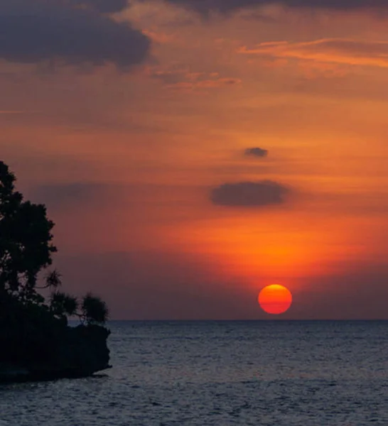 Hermosa Puesta Sol Playa Filipinas — Foto de Stock