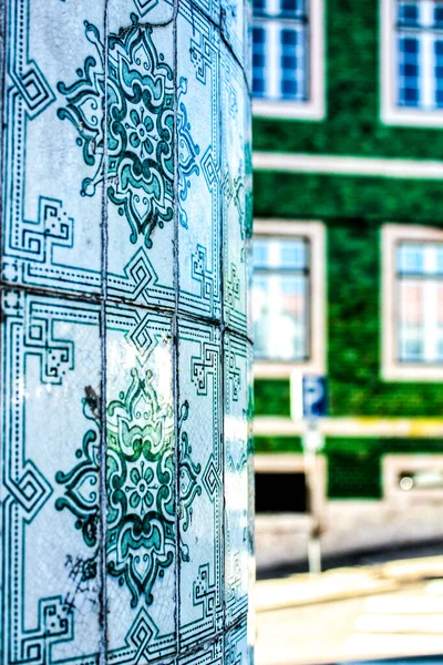 Piastrelle Colorate Tipiche Lisbona — Foto Stock