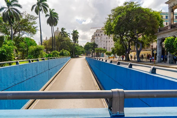 Egyik Kijárat Havannai Öböl Alagútjából — Stock Fotó