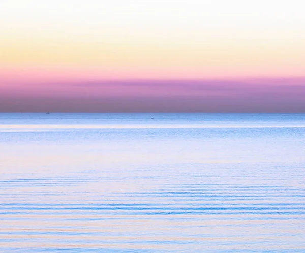 Friedlicher Sonnenuntergang Arabischen Meer Natur Kuwait — Stockfoto