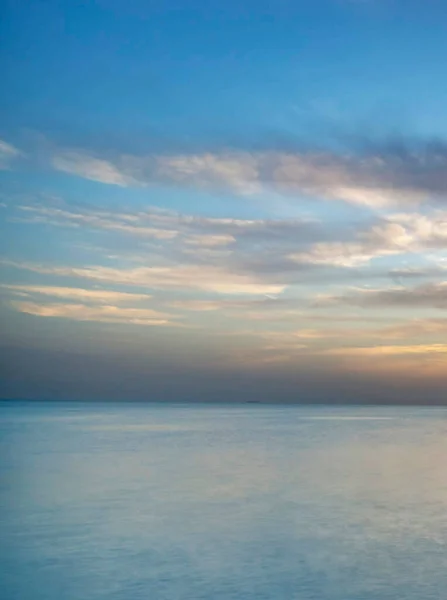 Ruhige Sonnenuntergangslandschaft Arabischen Meer Natur Kuwait — Stockfoto