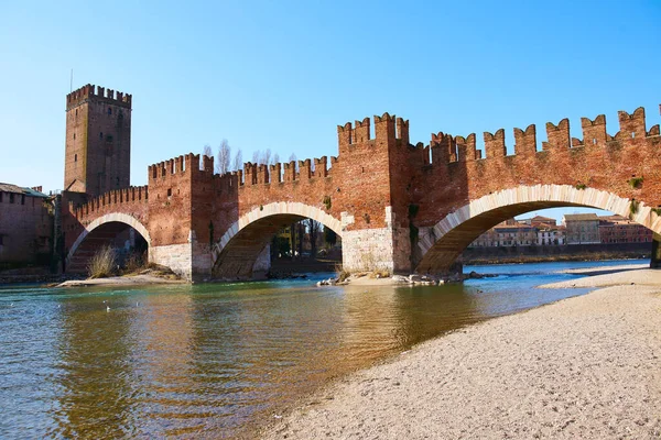 Ponte Castelvecchio Verona Italy — Stock Photo, Image