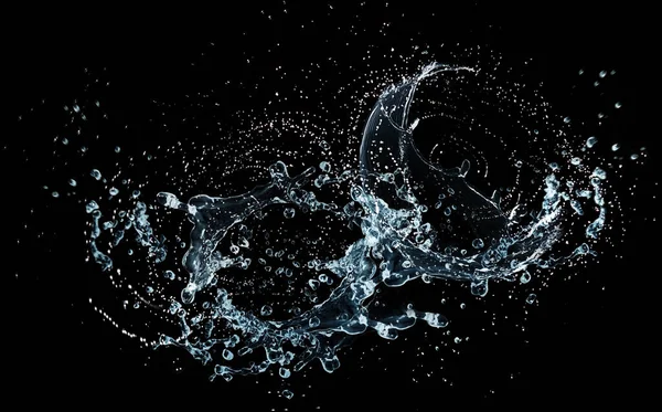 Water Splash Close Abstract Background — Stock Photo, Image