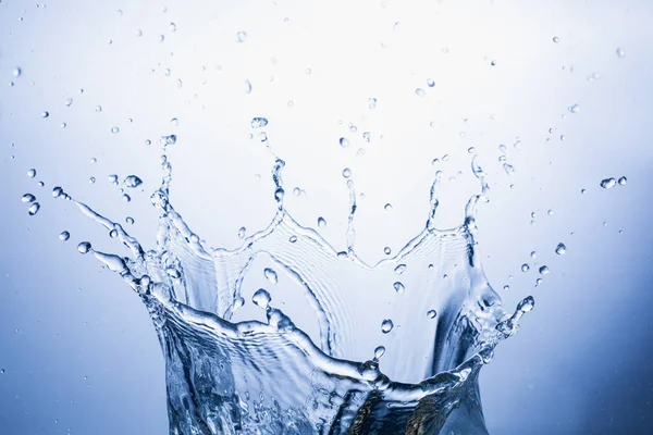 Vatten Stänk Närbild Abstrakt Bakgrund — Stockfoto