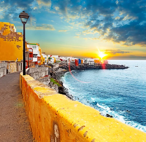 Paesaggio Panoramico Isola Delle Canarie Stagione Tenerife — Foto Stock