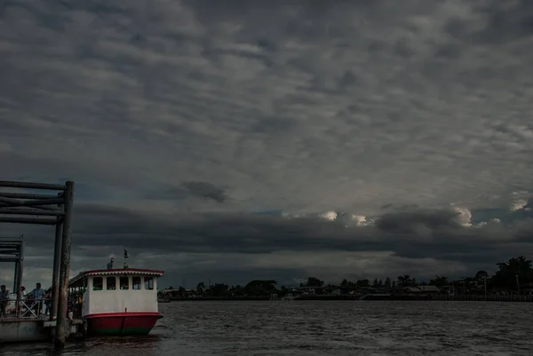 Passenger Ferryboat Chao Phraya River — Stock Photo, Image