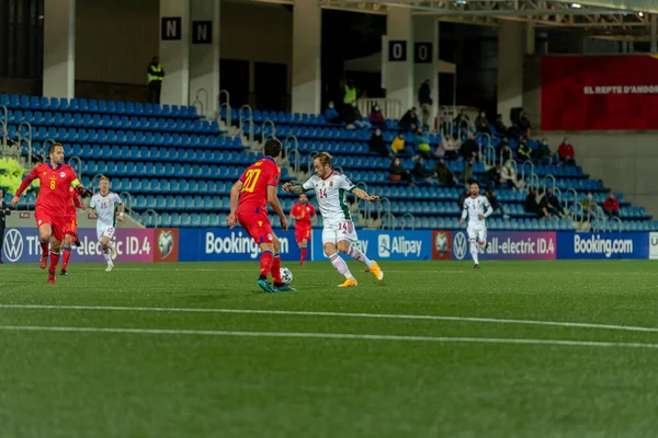 Lovrencsics Hun Ação Qatar 2022 World Cup Qualifying Match Andorra — Fotografia de Stock