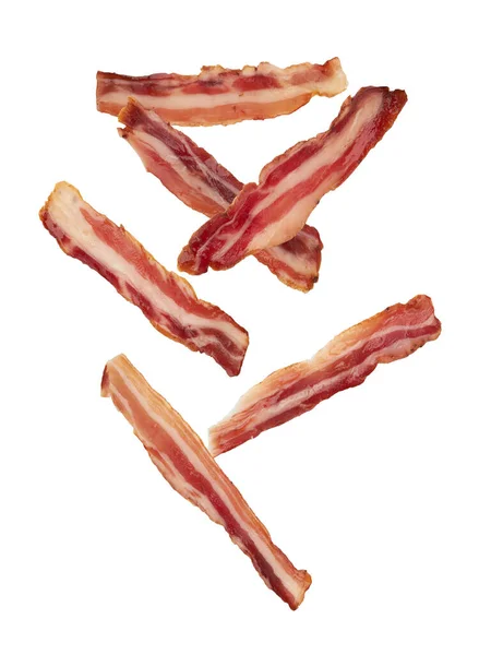 Bacon Vista Branca Close — Fotografia de Stock
