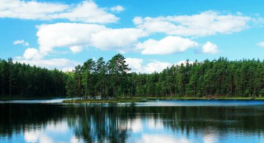 Beyaz Rusya Arka plan için güzel doğal manzara