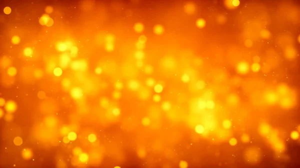 ループ性に優れたオレンジ粒子の背景 — ストック写真
