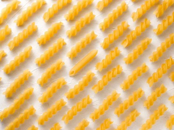 Raw Pasta Different Thinking Concept — Stock Photo, Image