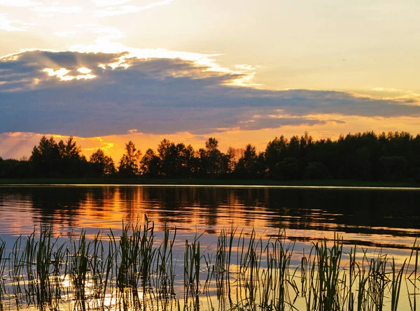 Belarus Beautiful Natural Landscape Background — Stock Photo, Image
