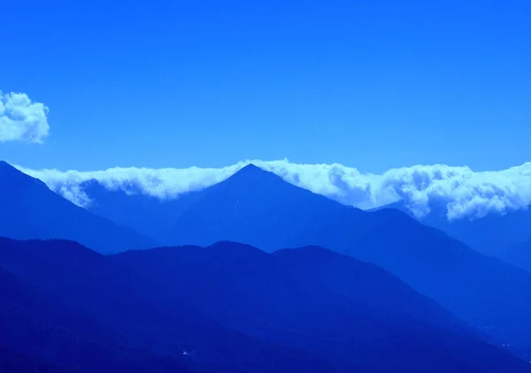 Scenery Mountains Range Nature Bhutan — Stock Photo, Image