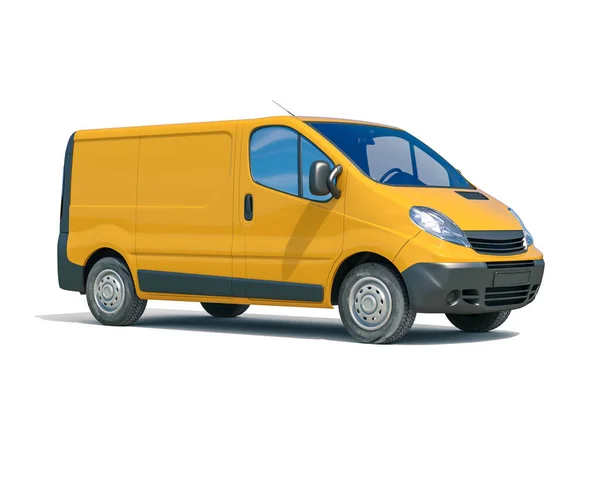 Yellow Delivery Van Icon — Photo
