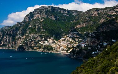 Amalfi Sahil İtalya arka plan görüntüsü 
