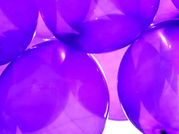 Purple Party Balloons Background View — Stock Photo, Image