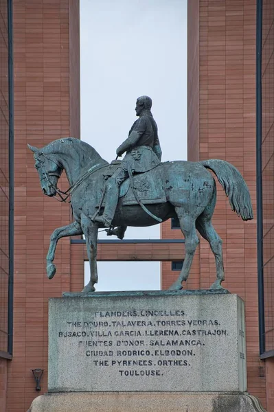 Άγαλμα Των Ιπποτών Του Υποκόμη Combermere Επιφανής Στρατιωτικός — Φωτογραφία Αρχείου