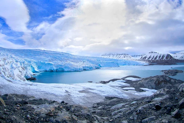 Krajina Ledovce Horách — Stock fotografie