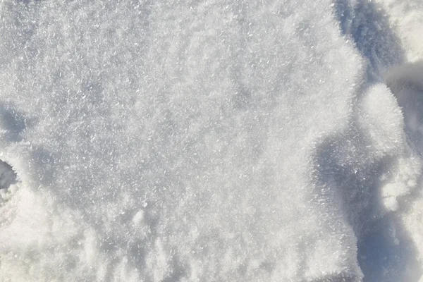 Snow Texture Background Natural White Snow Powder Winter — Stock Photo, Image