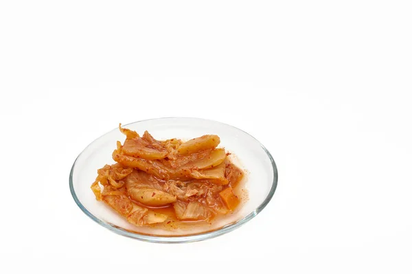 Kimchee Auf Weißem Hintergrund — Stockfoto