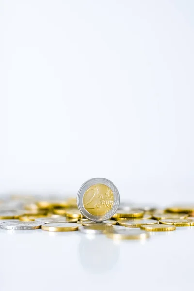 Euromynt Europeiska Unionens Valuta — Stockfoto