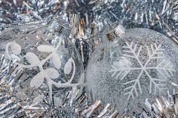 Barevná Vánoční Dekorace Zimní Dovolená Sezónní Zázemí — Stock fotografie