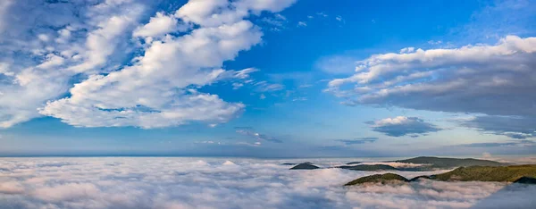 Panorama Mountain Milesovka — Stock Photo, Image