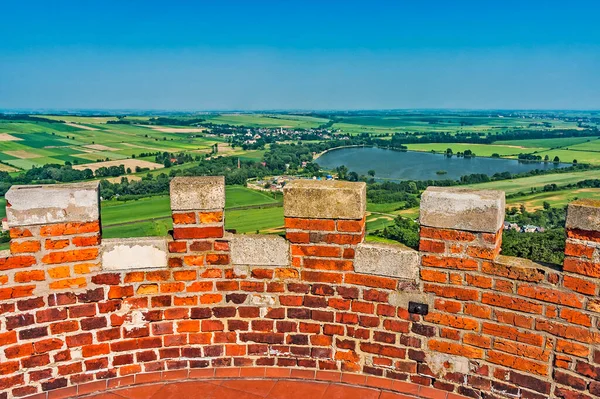 Sommaren Utsikten Från Tornet — Stockfoto