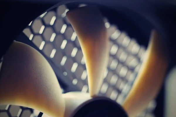 Computer Voeding Ventilator Mooi Detail Kwaliteit Stille Koeler Met Mooi — Stockfoto