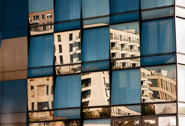 Reflected Mosaic Buildings — Stock Photo, Image