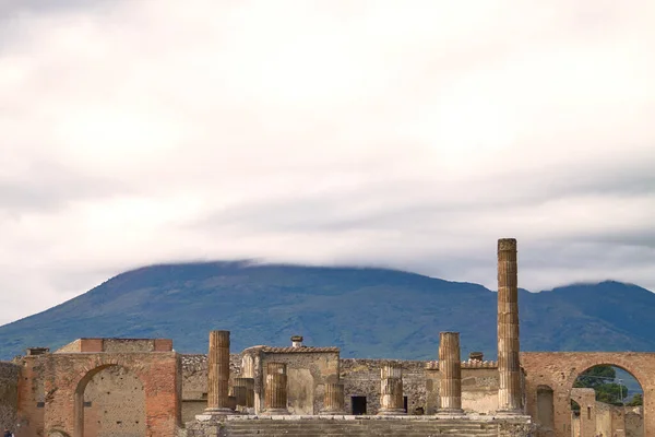 Rovine Resti Della Città Pompei Italia — Foto Stock