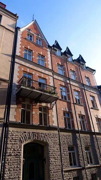 Περπάτημα Στο Ιστορικό Κέντρο Της Στοκχόλμης Μπορείτε Δείτε Τους Γερανούς — Φωτογραφία Αρχείου