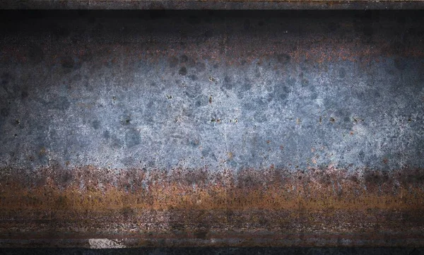 Superficie Cerca Detallada Metal Oxidado Acero Con Mucha Corrosión Alta — Foto de Stock
