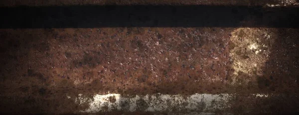 Superficie Ravvicinata Dettagliata Metallo Arrugginito Acciaio Con Molta Corrosione Alta — Foto Stock