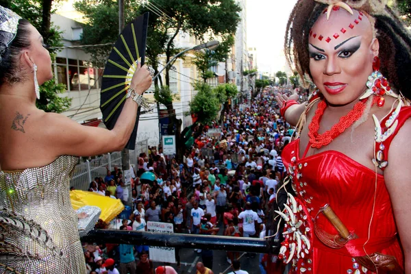 Dzień Strzał Gej Duma Parada Salvador — Zdjęcie stockowe