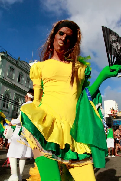 Dzień Strzał Gej Duma Parada Salvador — Zdjęcie stockowe